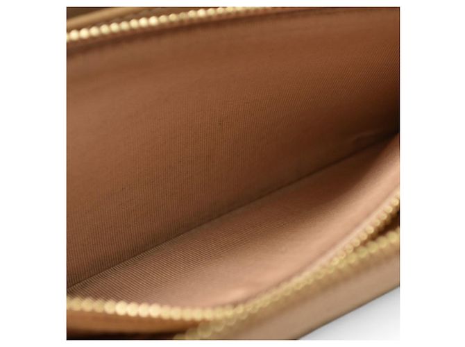 Portafoglio lungo Gucci GG Supreme beige e marrone - vista 9