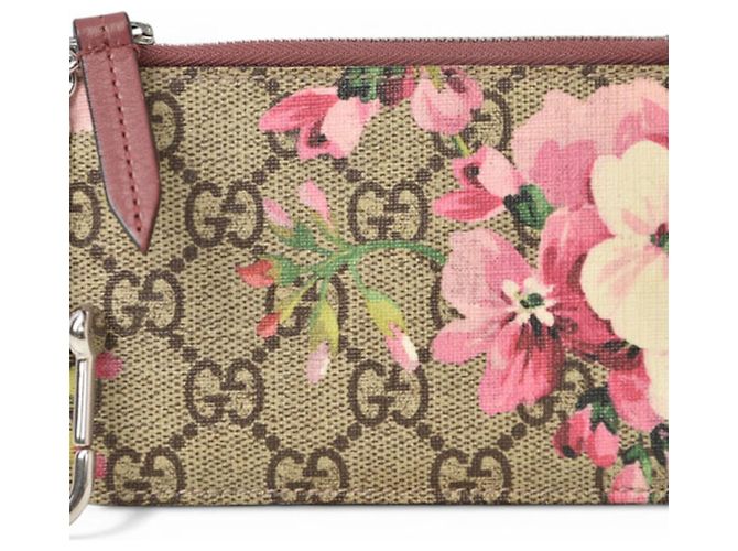Monedero Gucci GG Blooms en rosa - vista 2