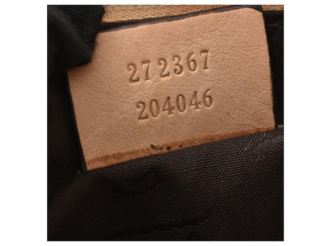 Pochette Gucci Guccissima GG Beige Marrón Castaño - vista 10