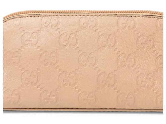 Pochette Gucci Guccissima GG Beige Marrón Castaño - vista 2