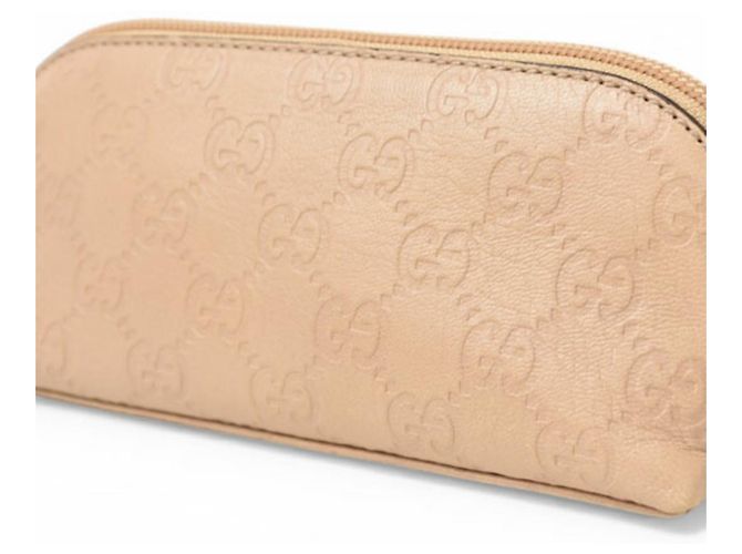 Pochette Gucci Guccissima GG Beige Marrón Castaño - vista 3