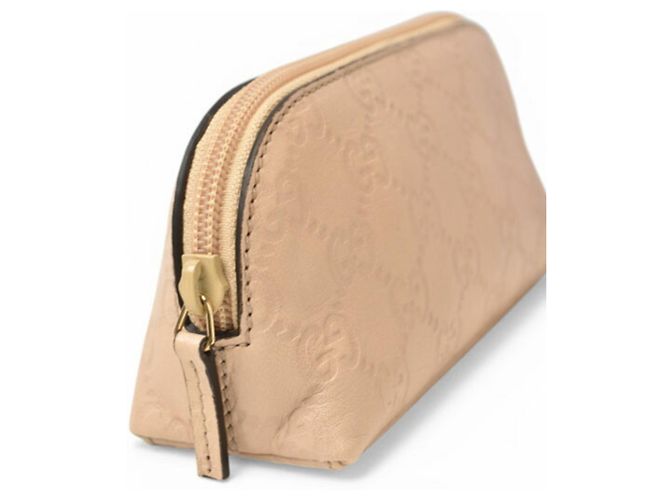 Pochette Gucci Guccissima GG Beige Marrón Castaño - vista 4