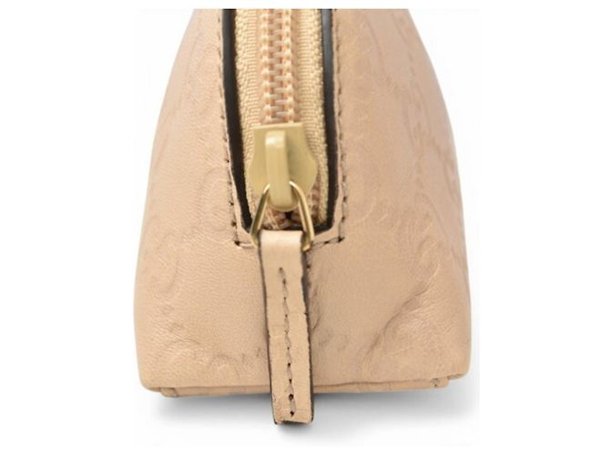Pochette Gucci Guccissima GG Beige Marrón Castaño - vista 5