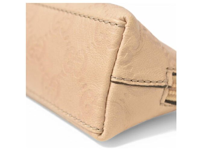 Pochette Gucci Guccissima GG Beige Marrón Castaño - vista 7