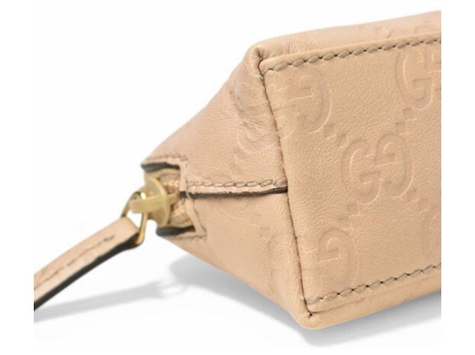 Pochette Gucci Guccissima GG Beige Marrón Castaño - vista 8