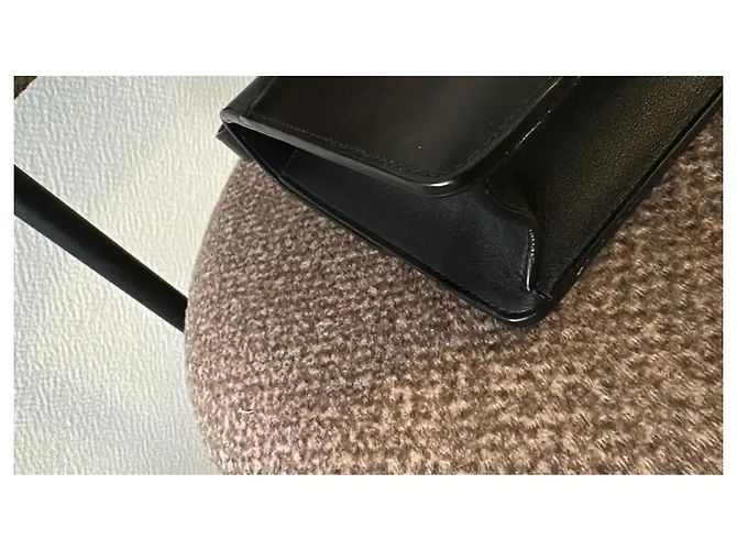 Dior 30 Montaigne Borsa in vitello box nero - vista 7