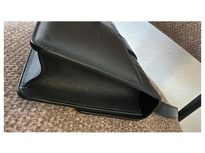 Dior 30 Montaigne Borsa in vitello box nero - vista 8