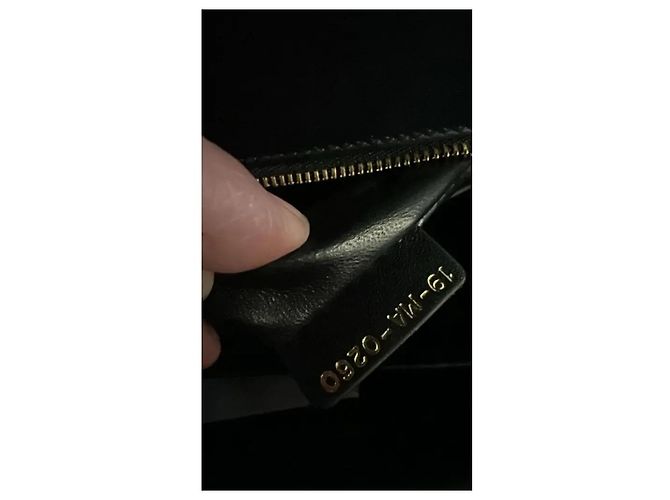 Dior 30 Montaigne Borsa in vitello box nero - vista 9