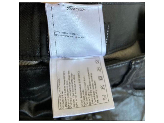 Pantalones de Cuero Negros Chanel - vista 10