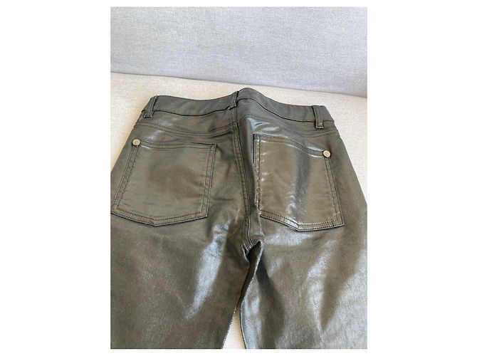 Pantalones de Cuero Negros Chanel - vista 7