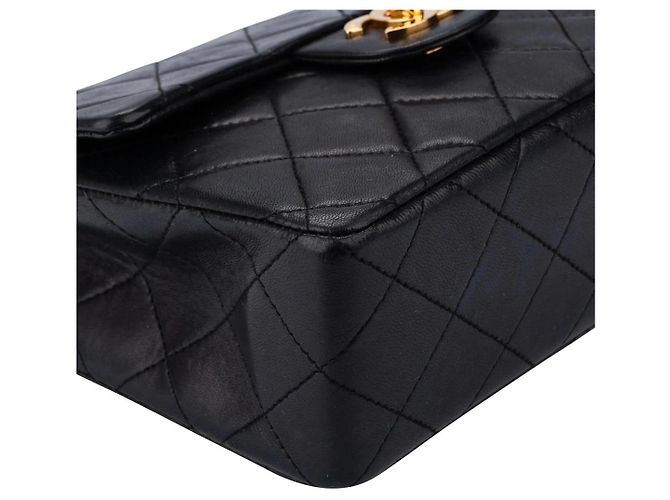 Borsa a tracolla Chanel Classique in pelle nera Nero - vista 5