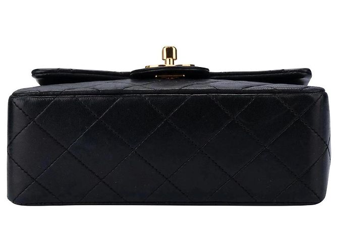Borsa a tracolla Chanel Classique in pelle nera Nero - vista 6