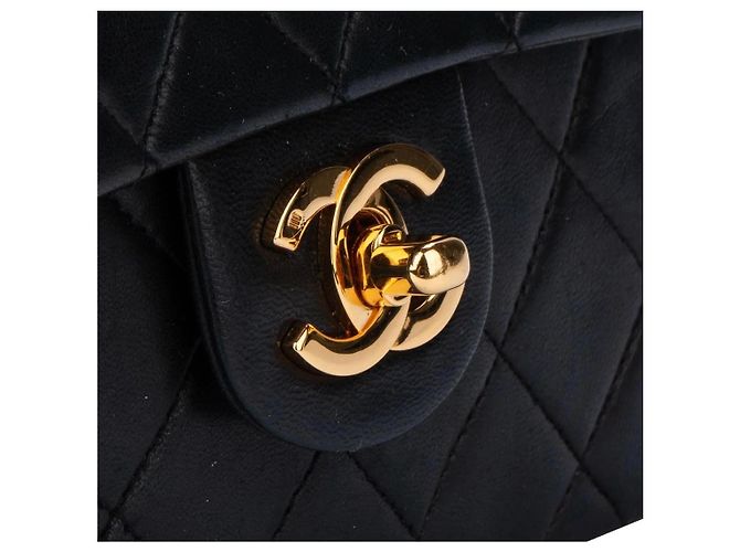 Borsa a tracolla Chanel Classique in pelle nera Nero - vista 7