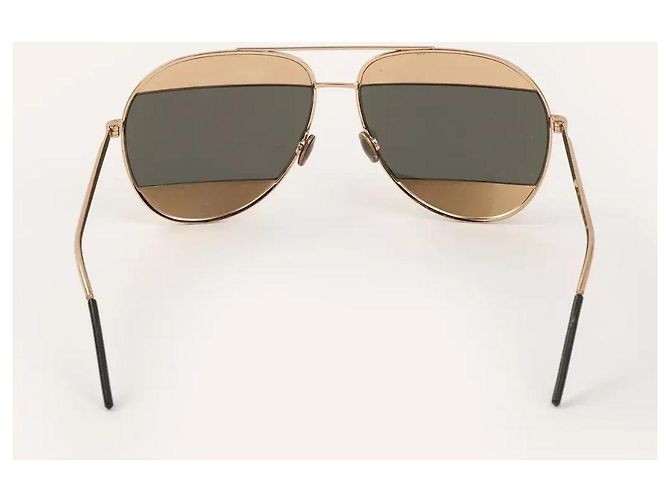 Gafas de sol Dior Split 1 Espejadas Oro Metal Dorado - vista 2