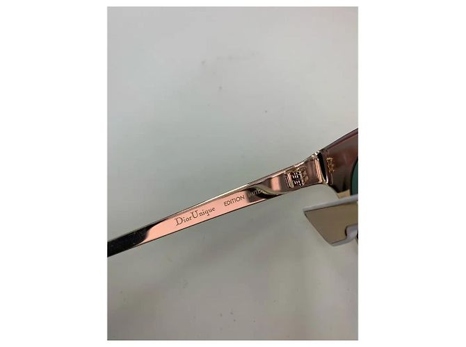 Occhiali da sole Dior Unique Metallo Oro Lenti Rosa D'oro - vista 4