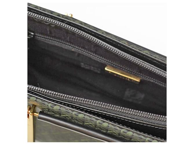 Borsa Loewe in nero e verde - vista 10