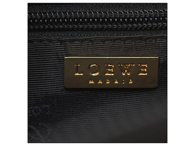 Borsa Loewe in nero e verde - vista 11