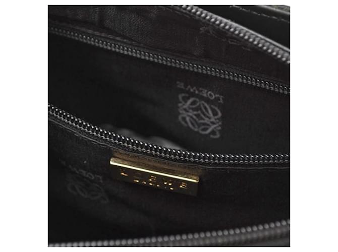 Borsa Loewe in nero e verde - vista 12