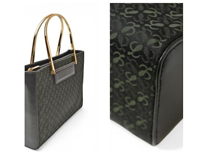 Borsa Loewe in nero e verde - vista 13