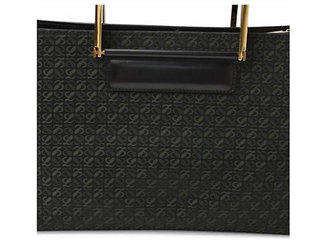 Borsa Loewe in nero e verde - vista 3