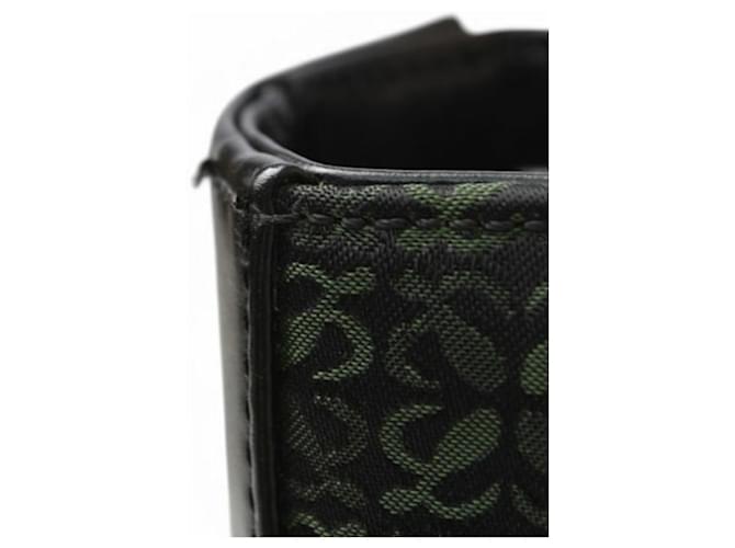 Borsa Loewe in nero e verde - vista 5