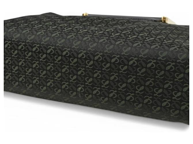 Borsa Loewe in nero e verde - vista 7