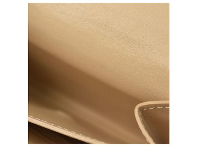 Mini billetera Céline de cuero beige - vista 7