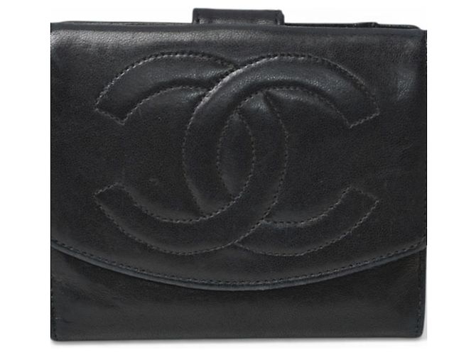 Billetera bi-fold Chanel Negro - vista 2