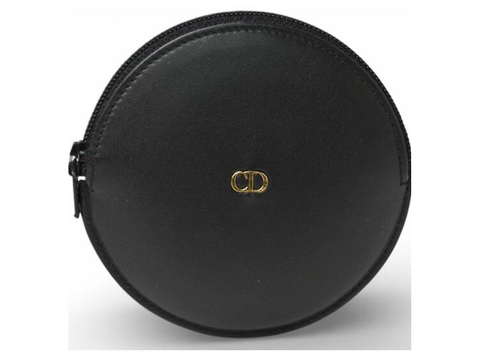 Monedero de cuero negro Christian Dior - vista 2