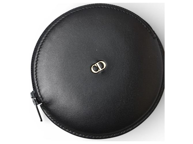 Monedero de cuero negro Christian Dior - vista 3