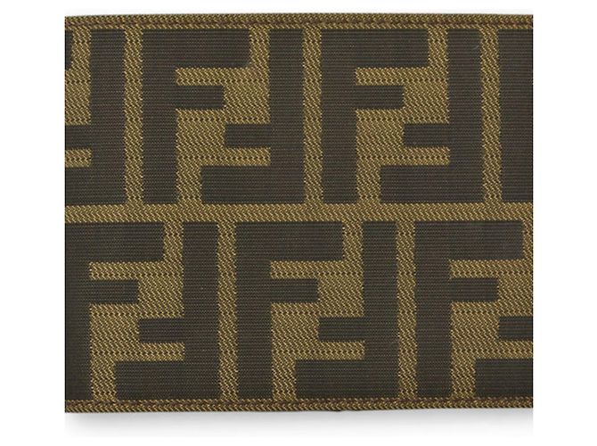 Zucca Fendi Herren Bi-Fold Geldbörse Braun - Ansicht 2