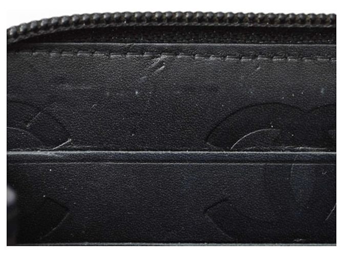 Chanel Cambon Linie langer Geldbeutel in Schwarz - Ansicht 10