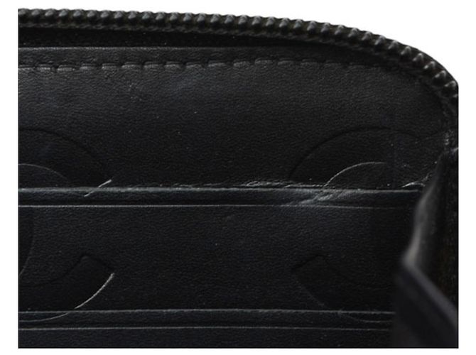Chanel Cambon Linie langer Geldbeutel in Schwarz - Ansicht 11