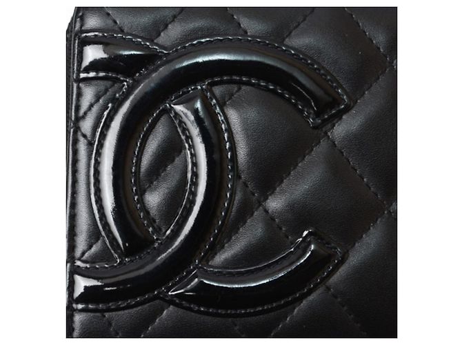 Chanel Cambon Linie langer Geldbeutel in Schwarz - Ansicht 4