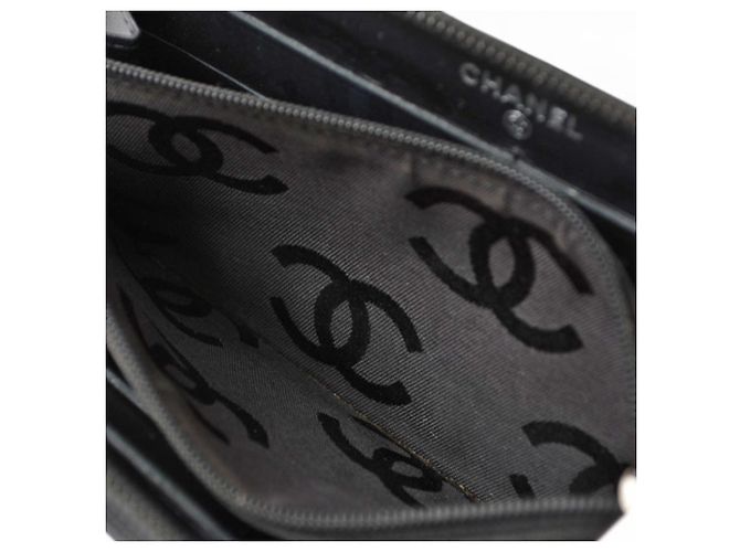 Chanel Cambon Linie langer Geldbeutel in Schwarz - Ansicht 8