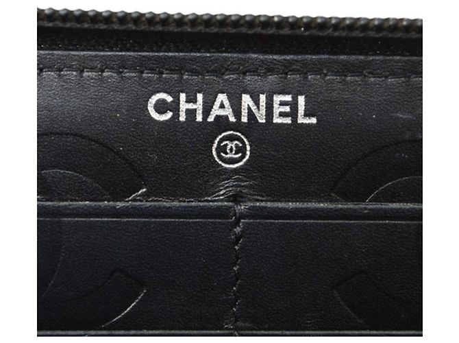 Chanel Cambon Linie langer Geldbeutel in Schwarz - Ansicht 9