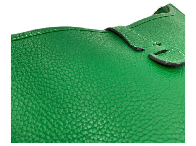 Hermès Evelyne 3 PM Schultertasche Grün - Ansicht 15