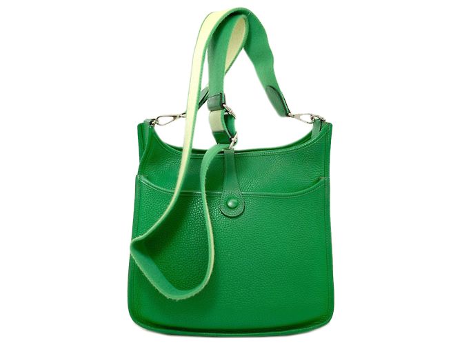 Hermès Evelyne 3 PM Schultertasche Grün - Ansicht 2