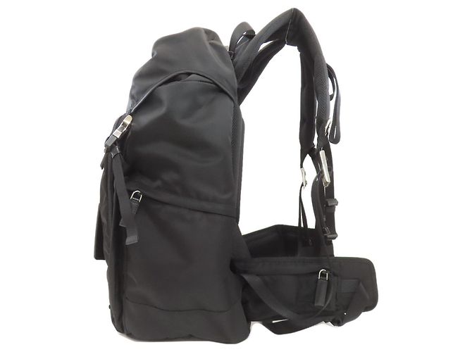 Prada Nylon-Rucksack - Modell 2VZ056 Schwarz - Ansicht 3
