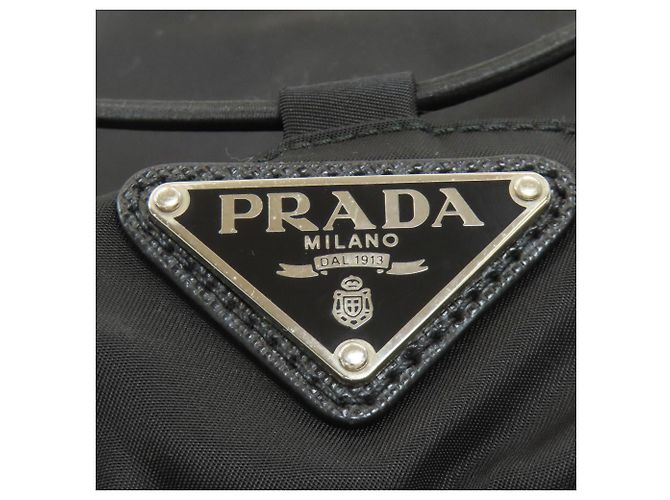 Prada Nylon-Rucksack - Modell 2VZ056 Schwarz - Ansicht 9