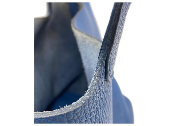 Hermès Picotin Lock MM Handtasche Blau - Ansicht 10