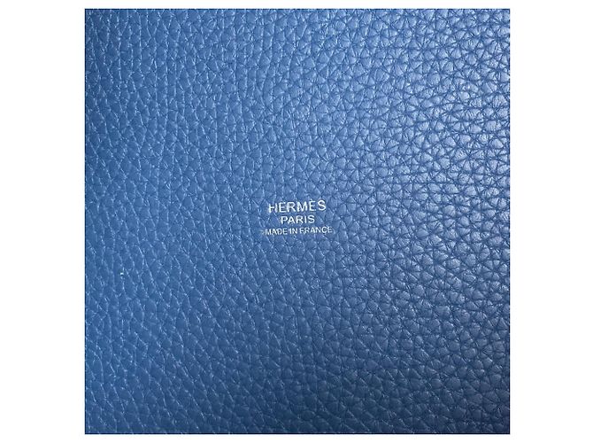 Hermès Picotin Lock MM Handtasche Blau - Ansicht 6