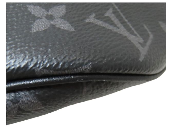 Louis Vuitton Monogram Eclipse Umhängetasche Schwarz - Ansicht 18