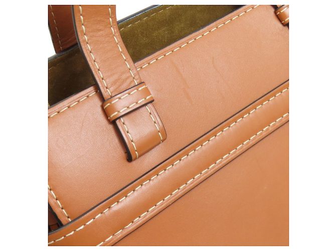 Loewe Gate 2-Wege Tote Bag mit Obergriff Braun - Ansicht 16