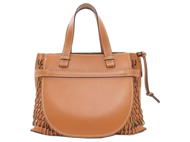 Loewe Gate 2-Wege Tote Bag mit Obergriff Braun - Ansicht 2