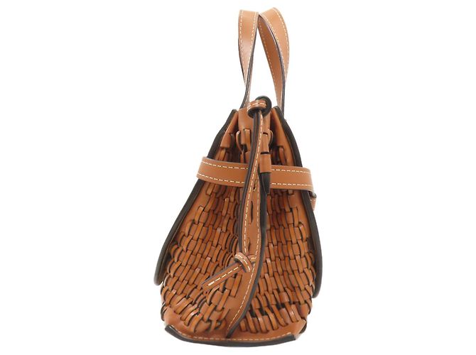 Loewe Gate 2-Wege Tote Bag mit Obergriff Braun - Ansicht 3