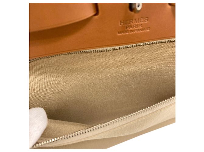 Borsa Hermès Herbag Zip 31 Beige - vista 11