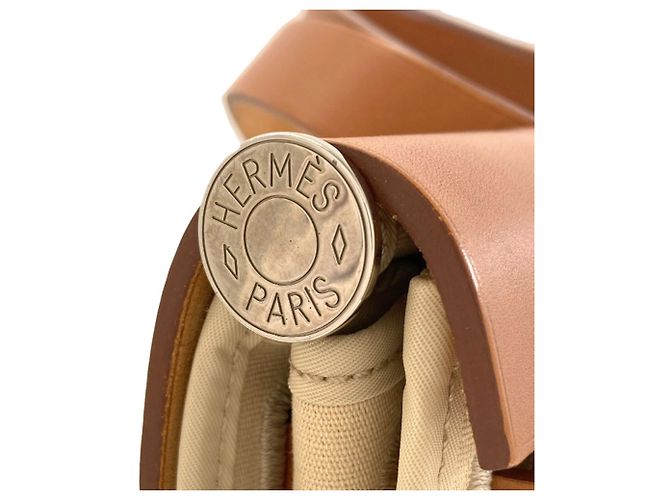 Borsa Hermès Herbag Zip 31 Beige - vista 17
