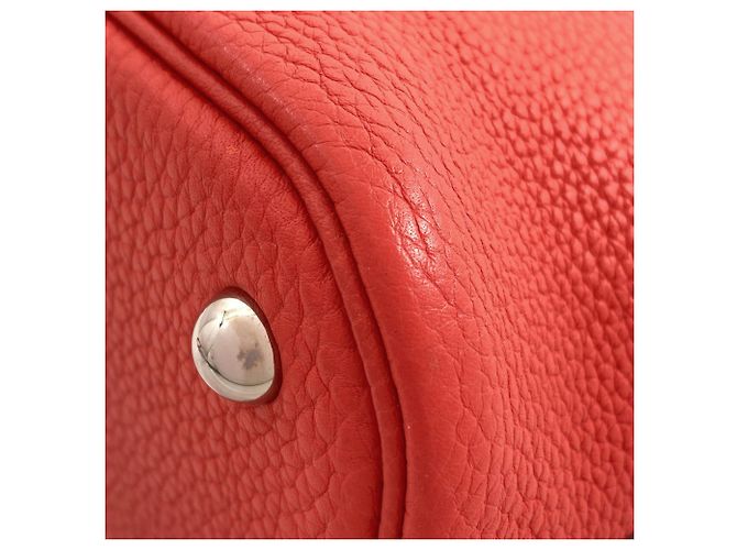 Hermès Hermes Bolide 31 Handbag in Red - view 20