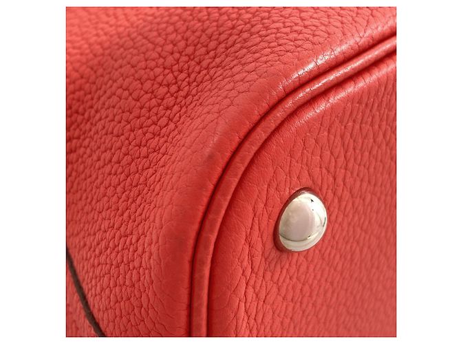 Hermès Hermes Bolide 31 Handbag in Red - view 21